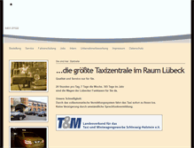 Tablet Screenshot of luebecker-funktaxen.de